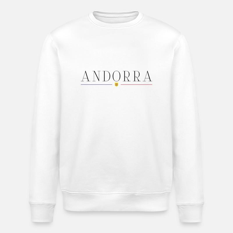 Ich liebe Andorra - Stanley/Stella Unisex Bio-Sweatshirt ROLLER - Weiß