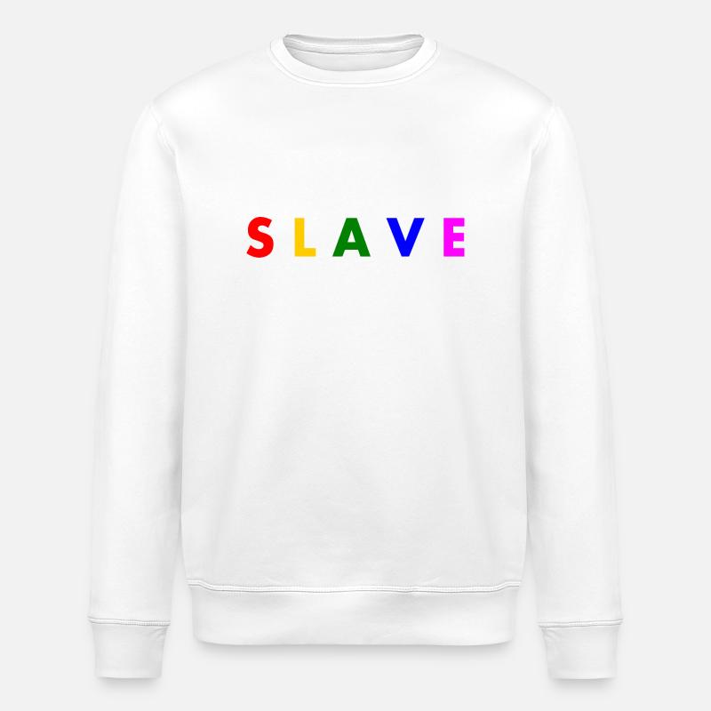Slave - Stanley/Stella Unisex Bio-Sweatshirt ROLLER - Weiß