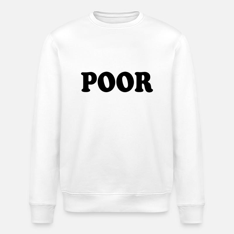 Poor - Sweat bio ROLLER Stanley/Stella Unisexe - blanc