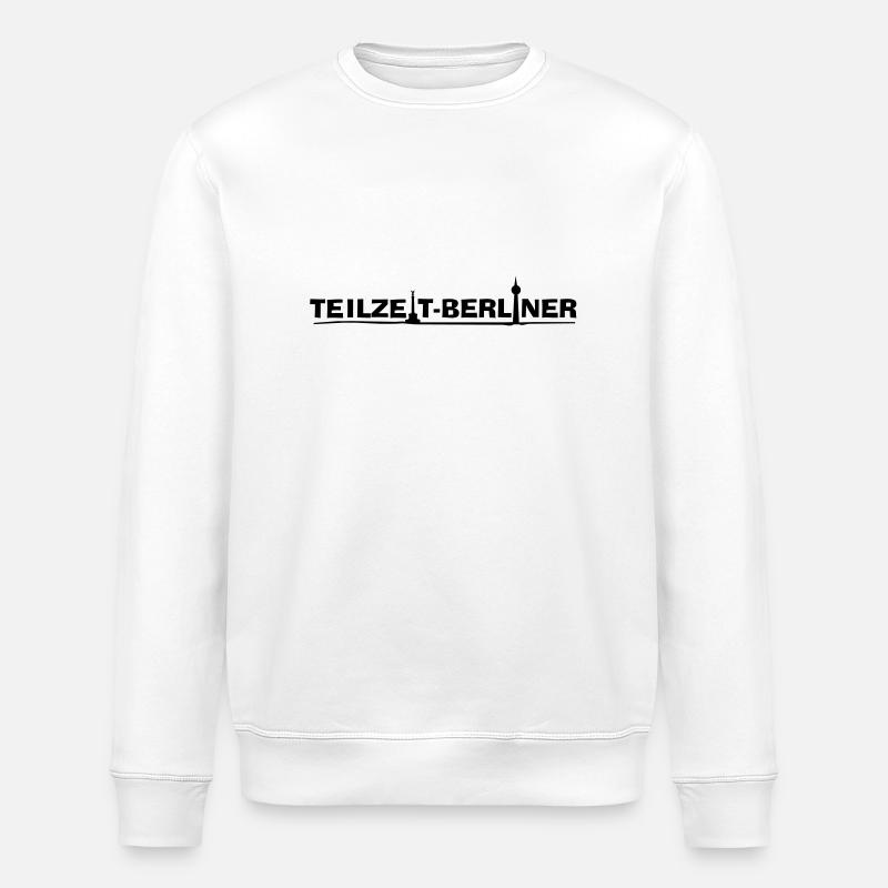 Teilzeit-Berliner - Stanley/Stella Unisex Bio-Sweatshirt ROLLER - Weiß