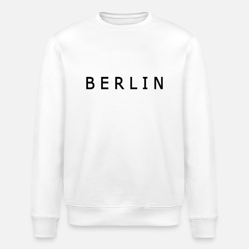 Berlin - Stanley/Stella ROLLER Unisex Organic Sweatshirt - white