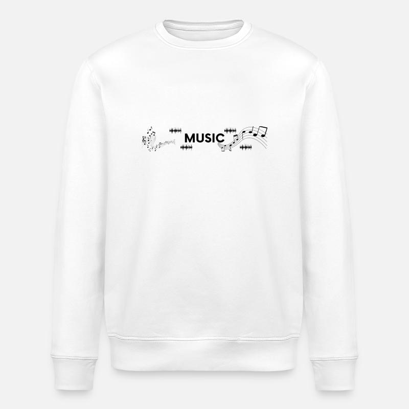 Music - Stanley/Stella Unisex Bio-Sweatshirt ROLLER - Weiß