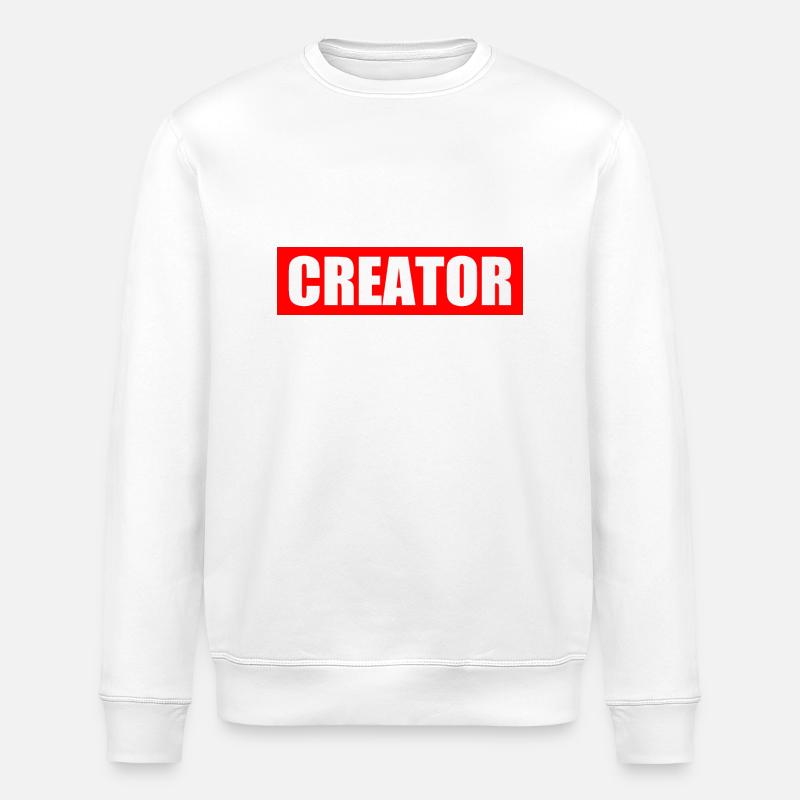 Creator - Stanley/Stella ROLLER Unisex Organic Sweatshirt - white