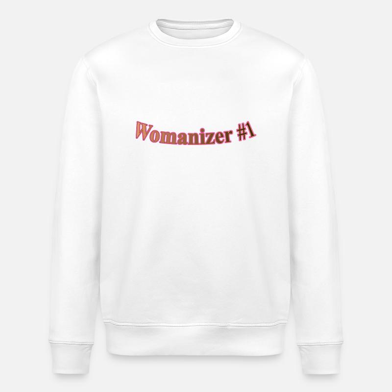 Womanizer #1 - Stanley/Stella Unisex Bio-Sweatshirt ROLLER - Weiß