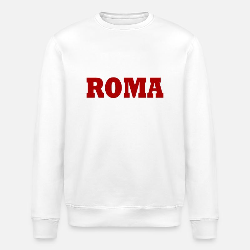 Roma rom - Stanley/Stella Unisex Bio-Sweatshirt ROLLER - Weiß