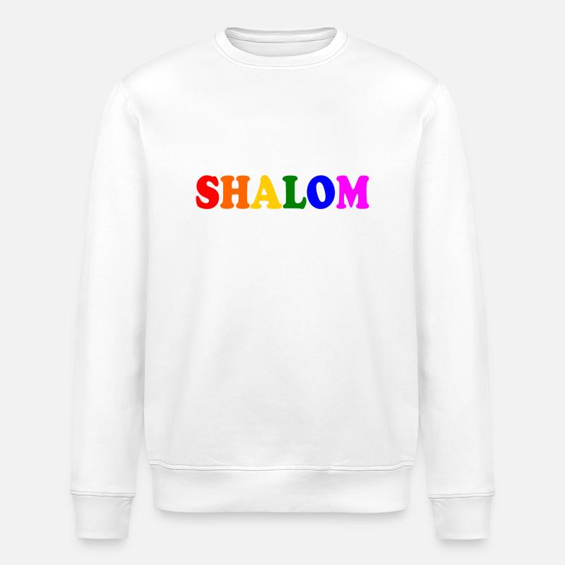 Shalom - Sweat bio ROLLER Stanley/Stella Unisexe - blanc