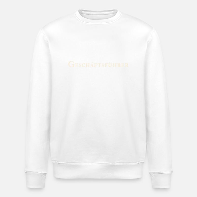 Geschäftsführer - Stanley/Stella Unisex Bio-Sweatshirt ROLLER - Weiß