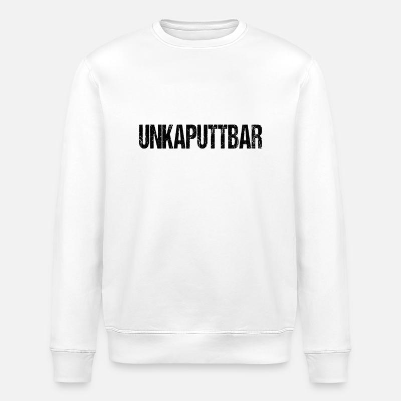 UNKAPUTTBAR - Stanley/Stella Unisex Bio-Sweatshirt ROLLER - Weiß