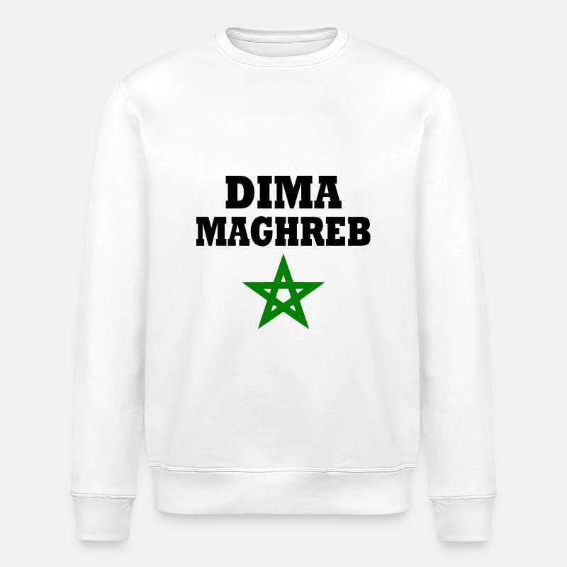 Dima maghreb - Stanley/Stella ROLLER Unisex Organic Sweatshirt - white
