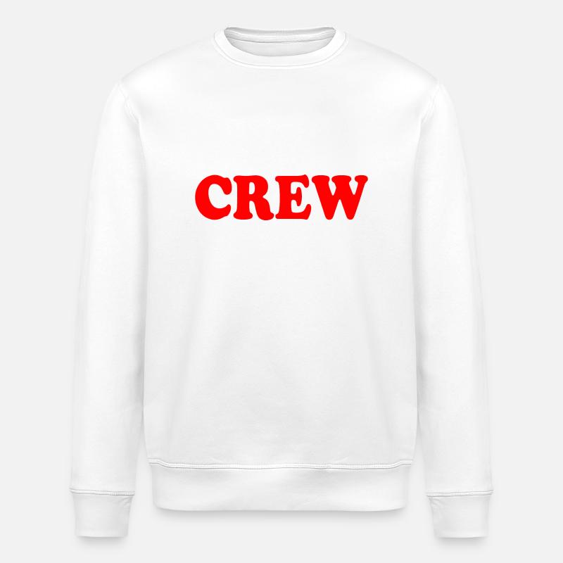 Crew - Stanley/Stella ROLLER Unisex Organic Sweatshirt - white