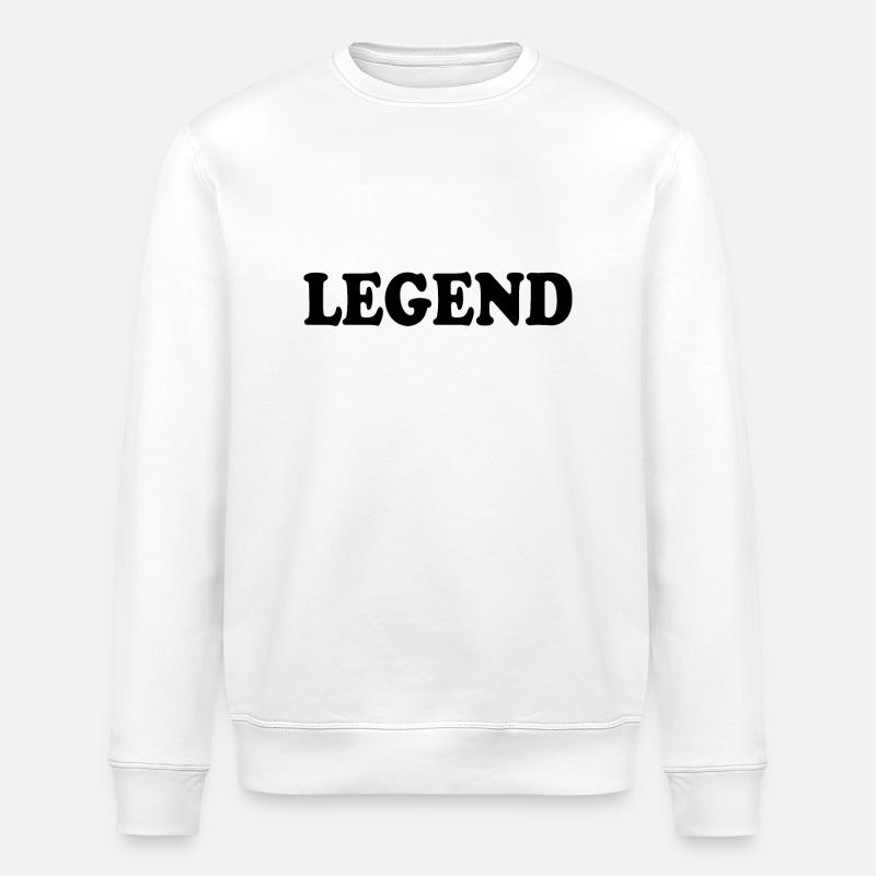 Legend - Sweat bio ROLLER Stanley/Stella Unisexe - blanc