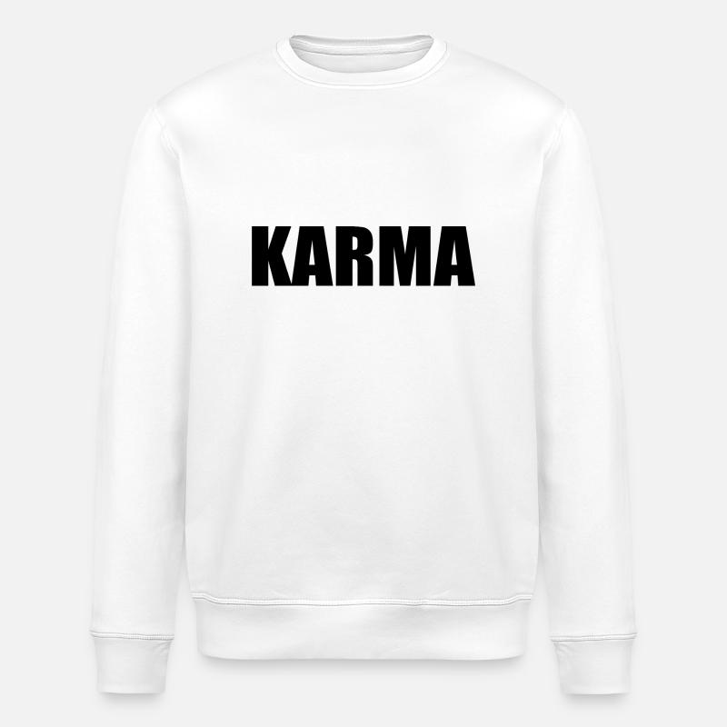 Karma - Stanley/Stella Unisex Bio-Sweatshirt ROLLER - Weiß