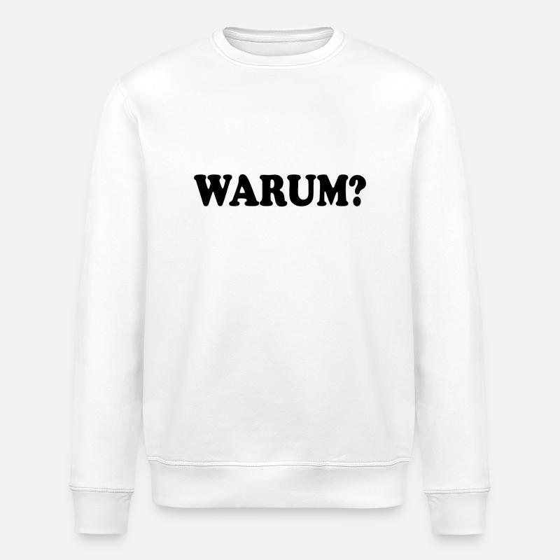 Pourquoi - Sweat bio ROLLER Stanley/Stella Unisexe - blanc