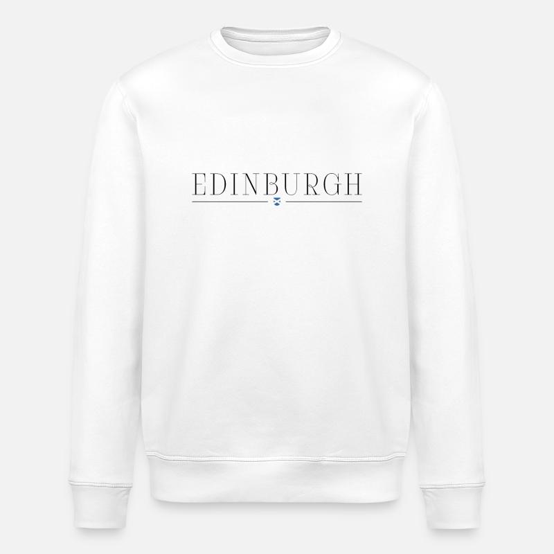 Ich liebe Edinburgh - Stanley/Stella Unisex Bio-Sweatshirt ROLLER - Weiß