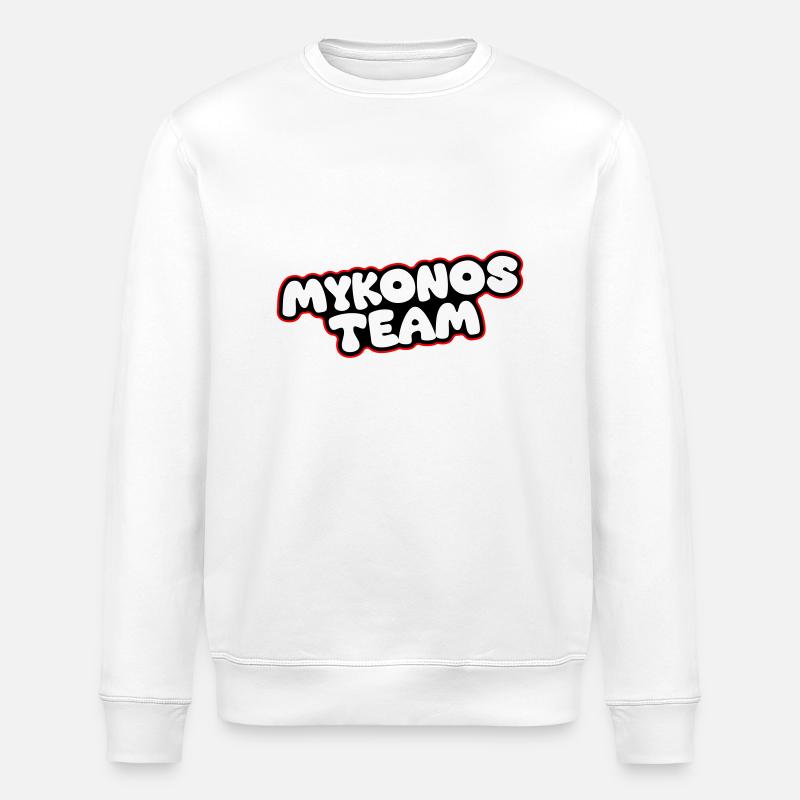 Mykonos Team - Stanley/Stella Unisex Bio-Sweatshirt ROLLER - Weiß