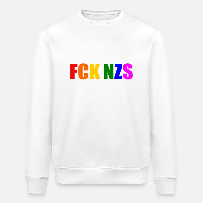 Fck nzs - Stanley/Stella Unisex Bio-Sweatshirt ROLLER - Weiß