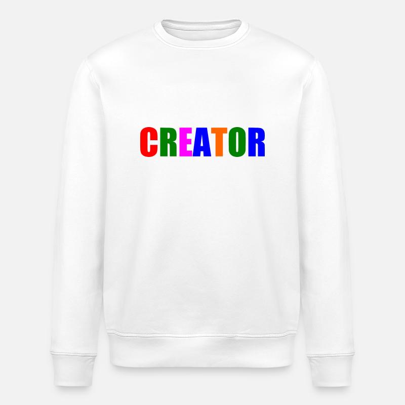 Creator - Stanley/Stella ROLLER Unisex Organic Sweatshirt - white