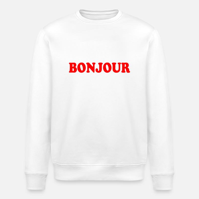 Bonjour - Sweat bio ROLLER Stanley/Stella Unisexe - blanc