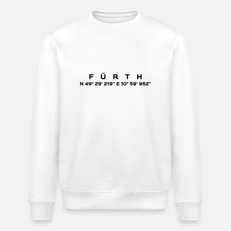 Fürth - Sweat bio ROLLER Stanley/Stella Unisexe - blanc