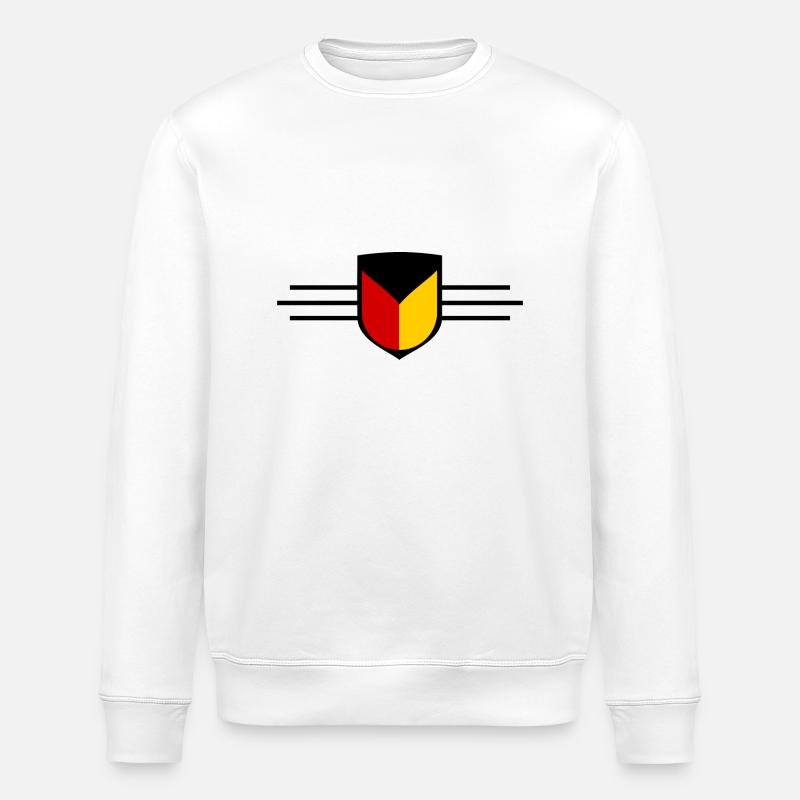 Das deutsche Land - Stanley/Stella Unisex Bio-Sweatshirt ROLLER - Weiß