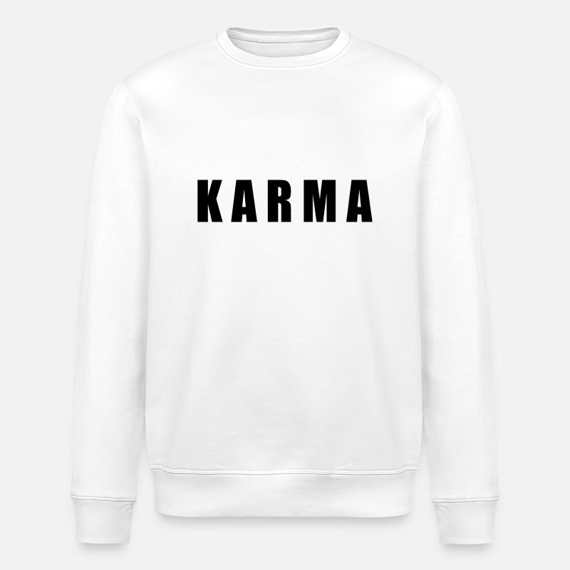 Karma - Stanley/Stella Unisex Bio-Sweatshirt ROLLER - Weiß