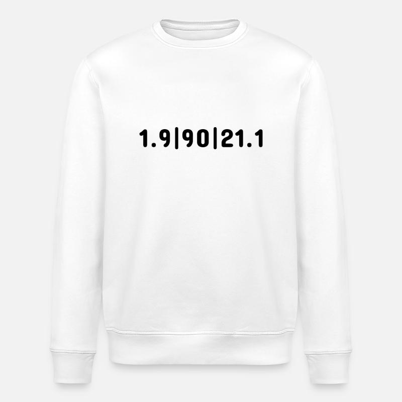 1.9|90|21.1 – Mitteldistanz - Stanley/Stella Unisex Bio-Sweatshirt ROLLER - Weiß