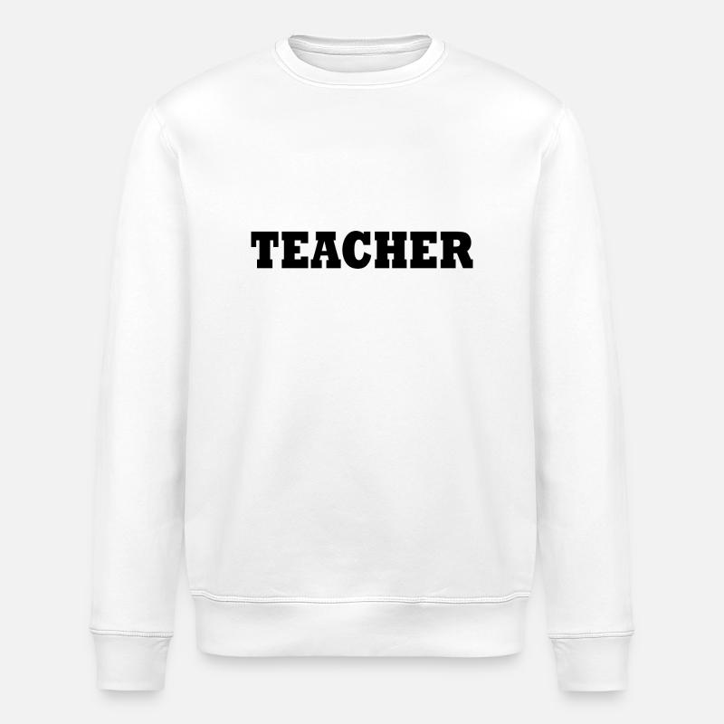 Teacher - Sweat bio ROLLER Stanley/Stella Unisexe - blanc