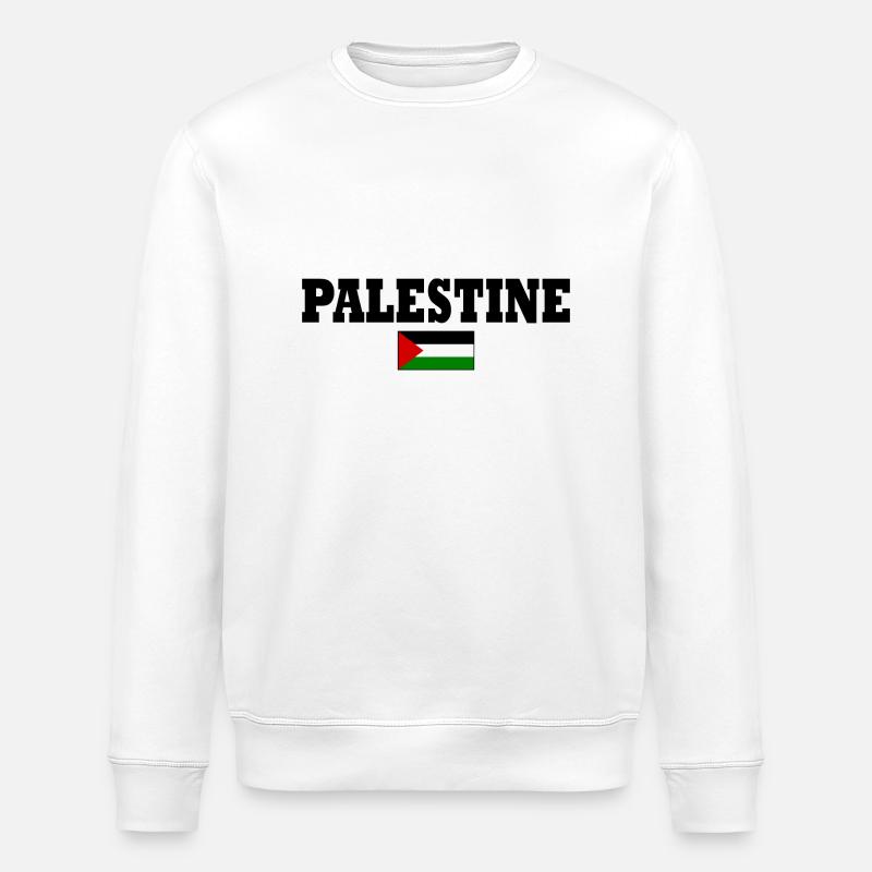 Palästina - Stanley/Stella Unisex Bio-Sweatshirt ROLLER - Weiß