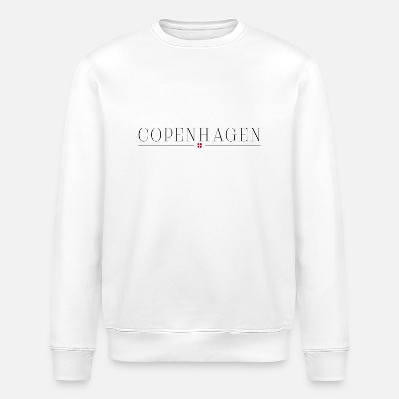 J’adore Copenhague - Sweat bio ROLLER Stanley/Stella Unisexe - blanc
