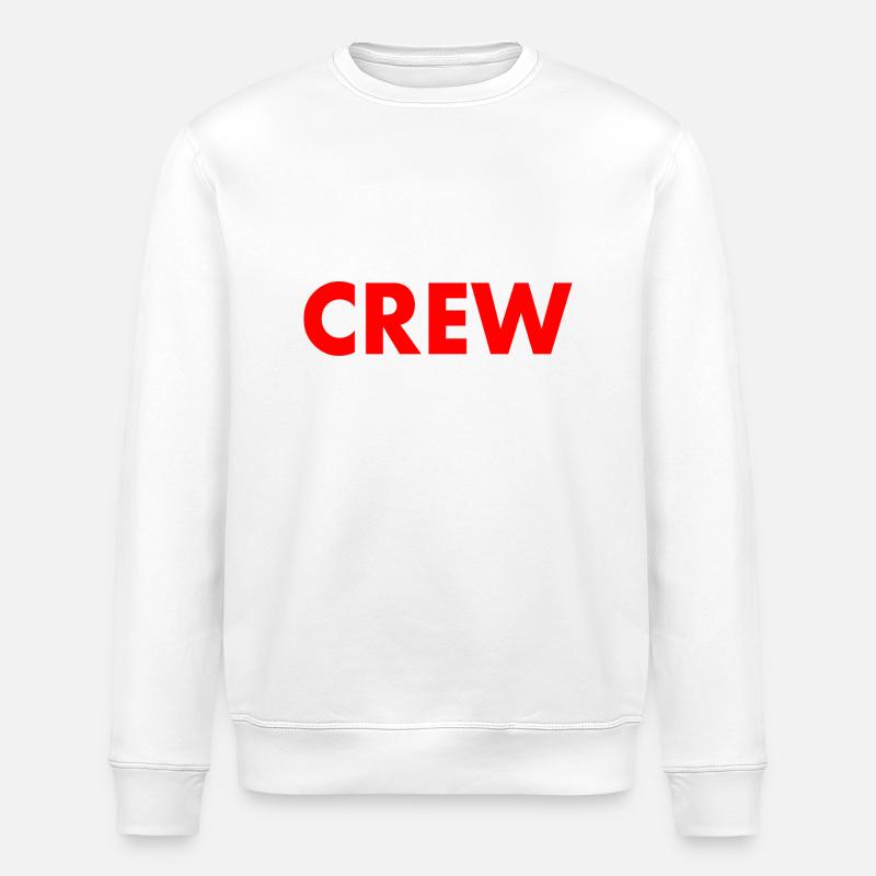 Crew - Stanley/Stella Unisex Bio-Sweatshirt ROLLER - Weiß