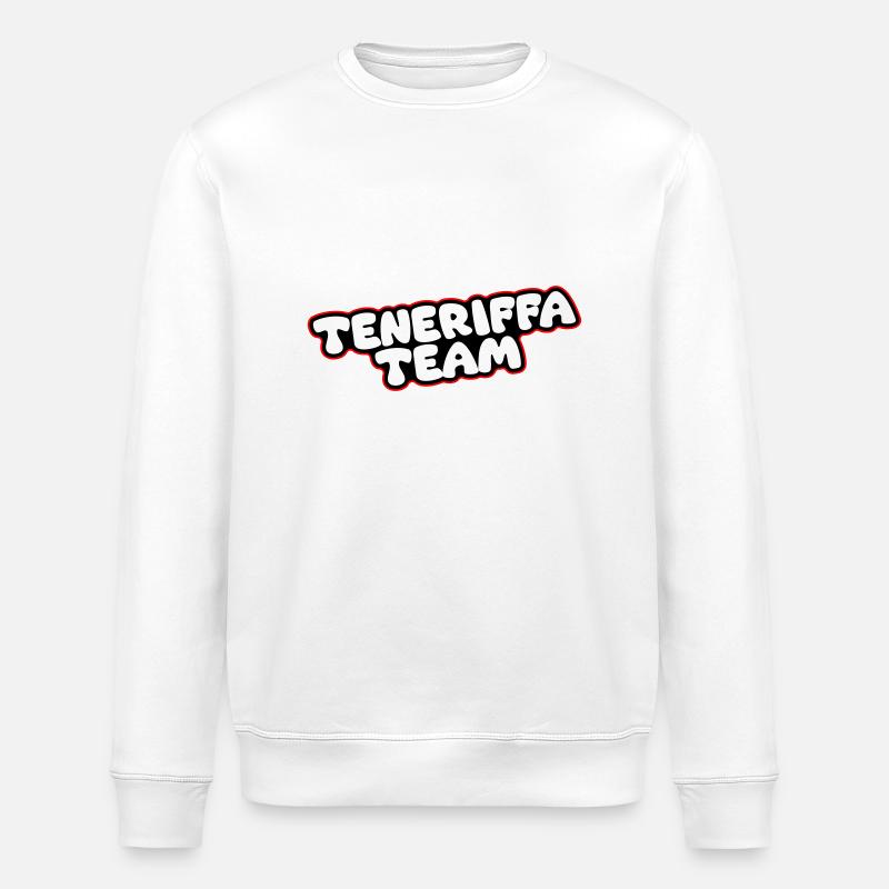 Teneriffa Team - Stanley/Stella Unisex Bio-Sweatshirt ROLLER - Weiß