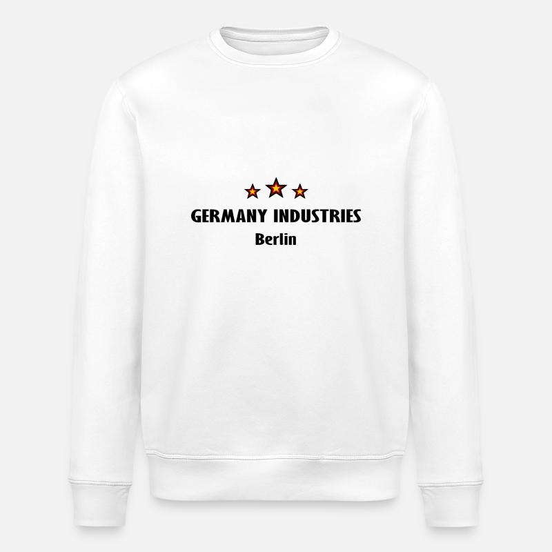 Berliner Industrie Deutschland - Stanley/Stella Unisex Bio-Sweatshirt ROLLER - Weiß