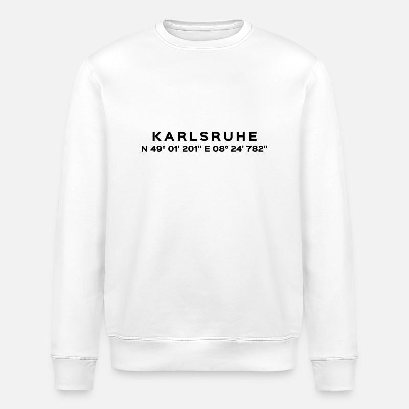 Karlsruhe - Stanley/Stella Unisex Bio-Sweatshirt ROLLER - Weiß