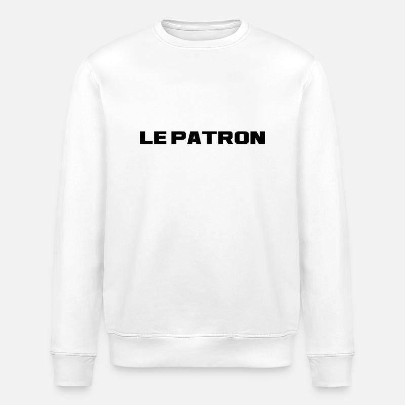 Le patron - Sweat bio ROLLER Stanley/Stella Unisexe - blanc