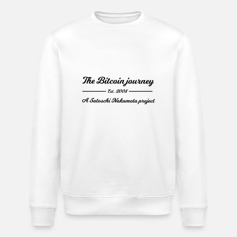 Le projet crypto - Sweat bio ROLLER Stanley/Stella Unisexe - blanc