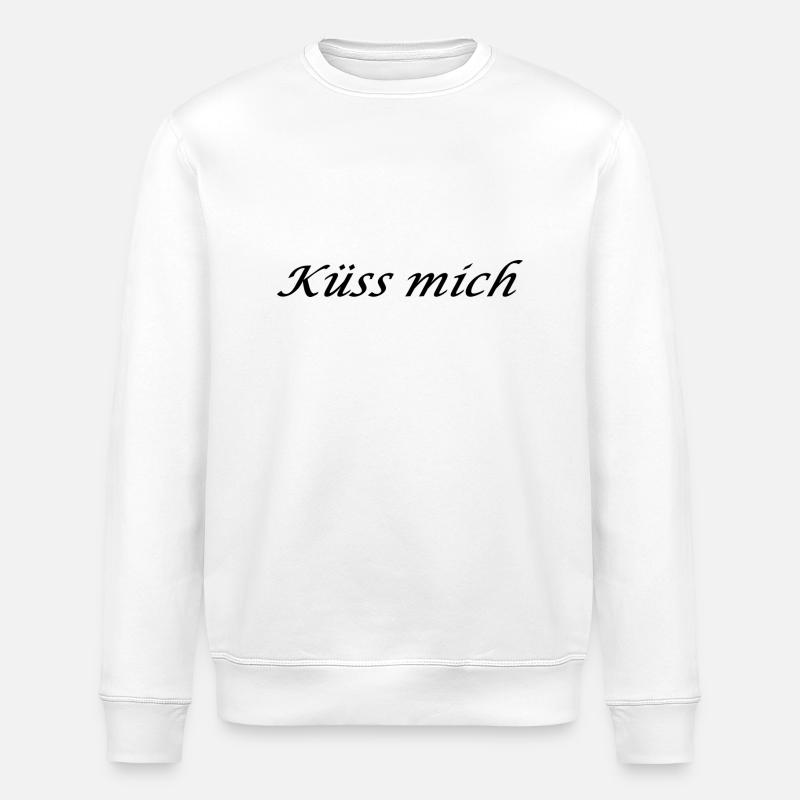 Küss mich - Stanley/Stella Unisex Bio-Sweatshirt ROLLER - Weiß