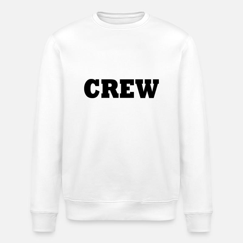 Crew - Stanley/Stella Unisex Bio-Sweatshirt ROLLER - Weiß