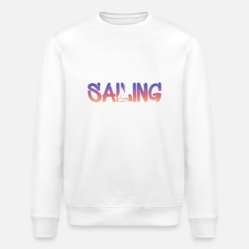 sailing - Stanley/Stella Unisex Bio-Sweatshirt ROLLER - Weiß