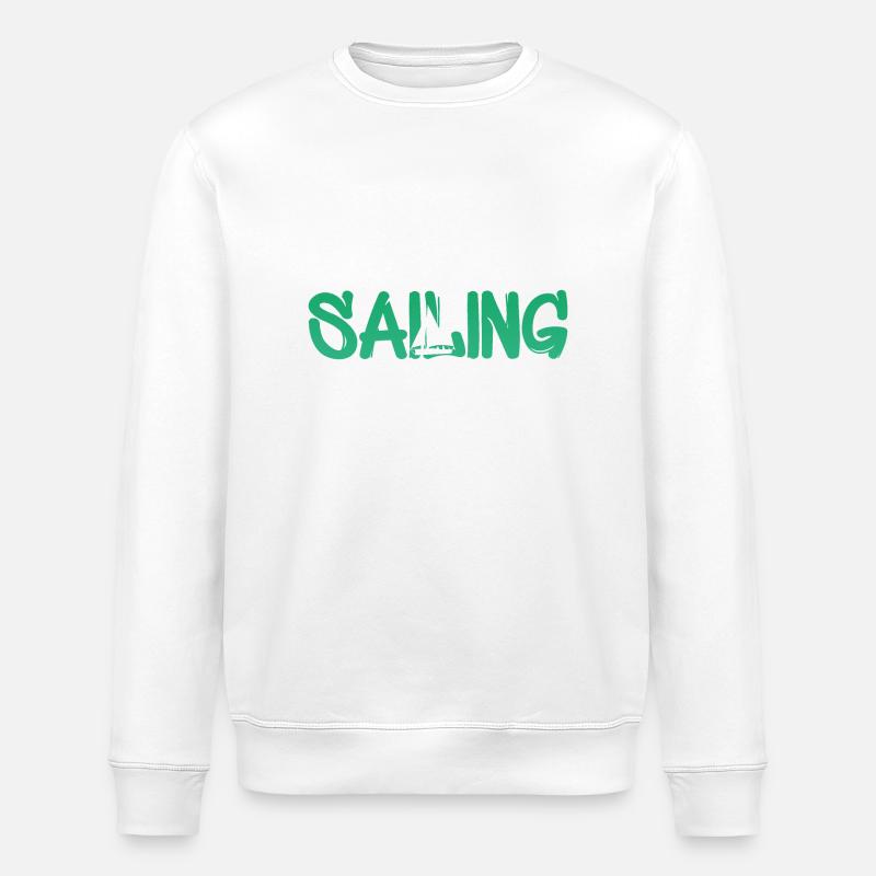 Sailing - Stanley/Stella Unisex Bio-Sweatshirt ROLLER - Weiß