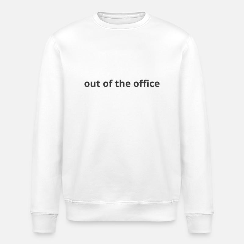 Absent du bureau 1 - Sweat bio ROLLER Stanley/Stella Unisexe - blanc