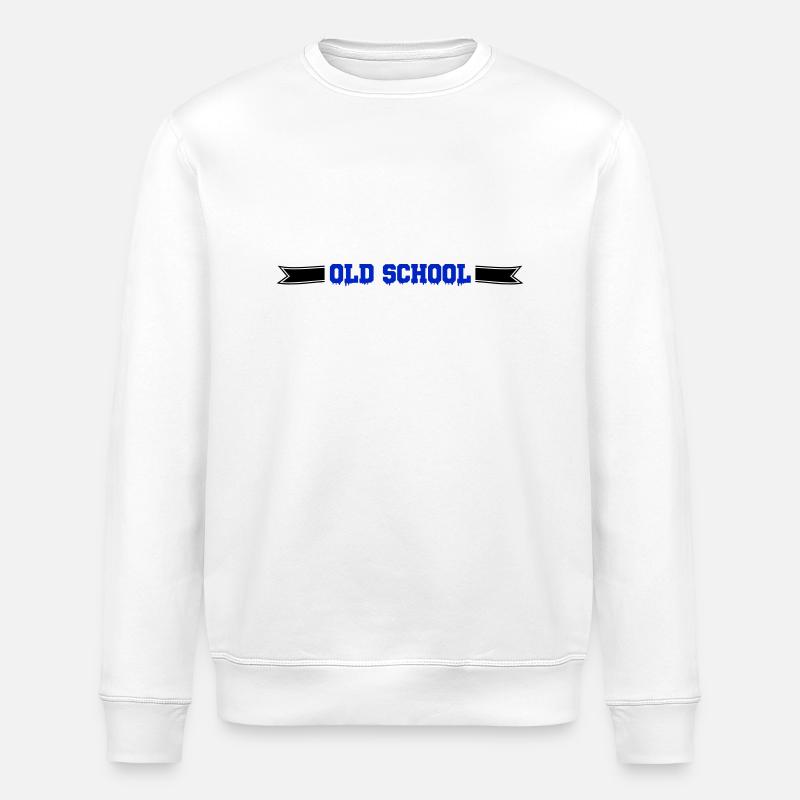 Vieille école - Sweat bio ROLLER Stanley/Stella Unisexe - blanc