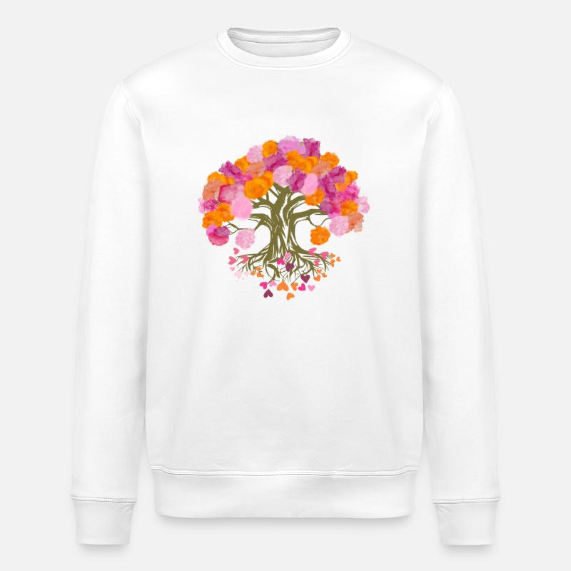 Wunderbaum - Stanley/Stella Unisex Bio-Sweatshirt ROLLER - Weiß