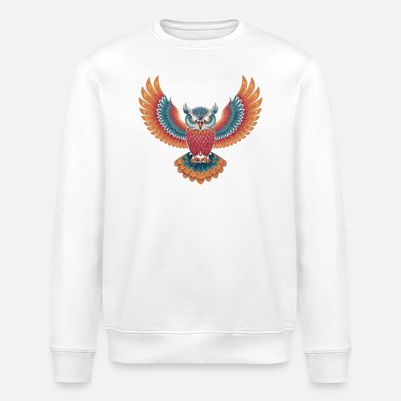 Hibou - Sweat bio ROLLER Stanley/Stella Unisexe - blanc