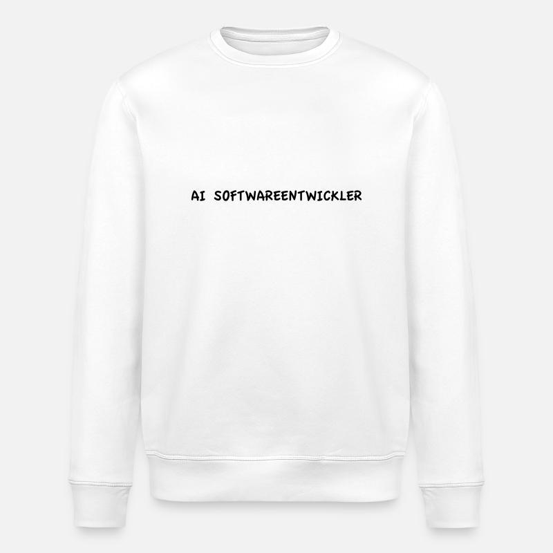 AI Softwareentwickler - Stanley/Stella Unisex Bio-Sweatshirt ROLLER - Weiß