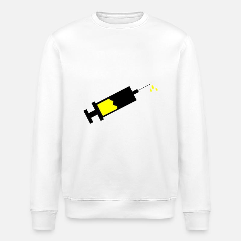 Spritze - Stanley/Stella Unisex Bio-Sweatshirt ROLLER - Weiß