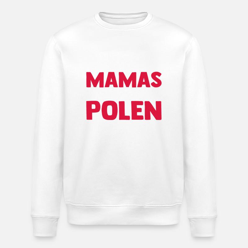 Pole maman maman Pologne - Sweat bio ROLLER Stanley/Stella Unisexe - blanc
