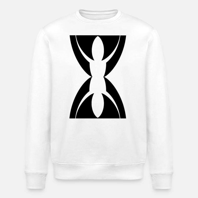 schlichter Look - Stanley/Stella Unisex Bio-Sweatshirt ROLLER - Weiß
