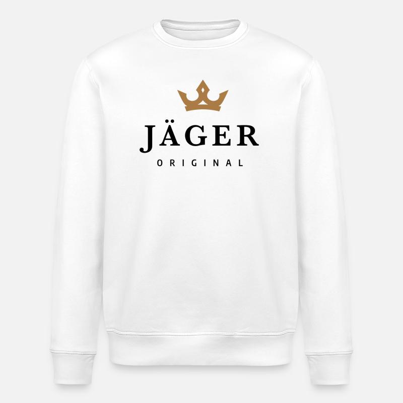 Hunter - Stanley/Stella ROLLER Unisex Organic Sweatshirt - white