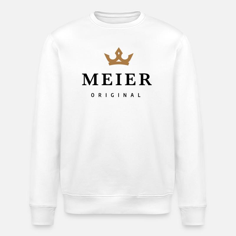 Meier - Sweat bio ROLLER Stanley/Stella Unisexe - blanc