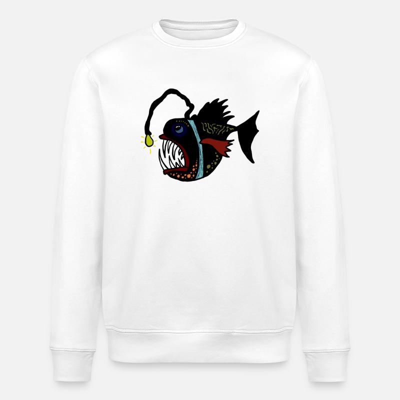 anglerfisch - Stanley/Stella Unisex Bio-Sweatshirt ROLLER - Weiß
